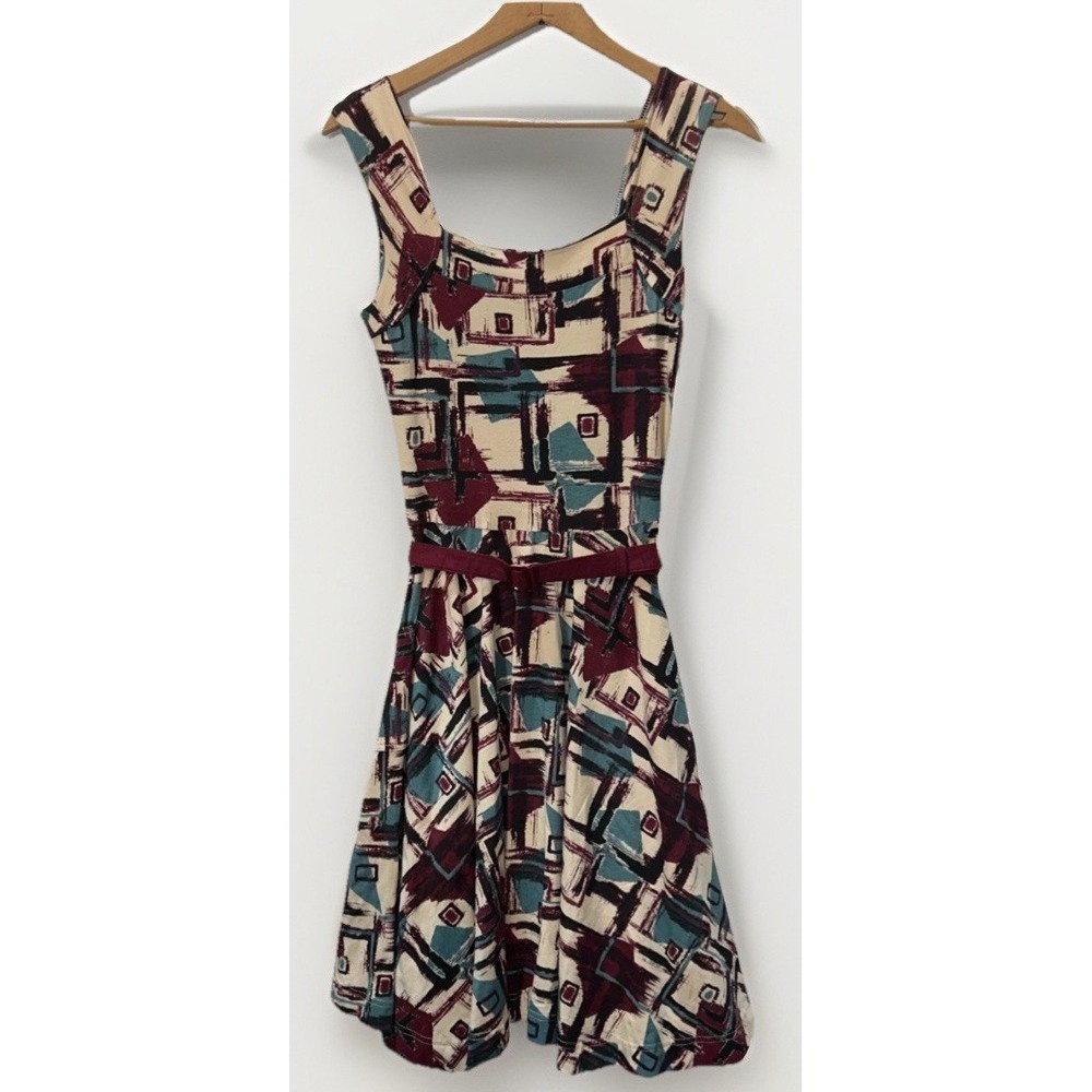 Women's‎ Effie's Heart Dress Fit Flare Belted Sz XS Gorgeous